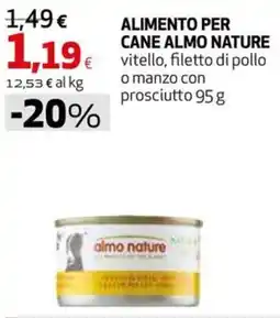 Extracoop Alimento per cane Almo Nature offerta