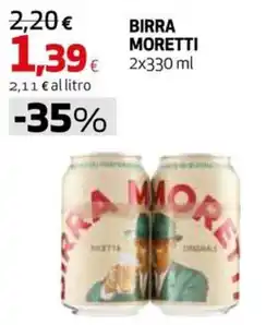 Extracoop Birra Moretti offerta