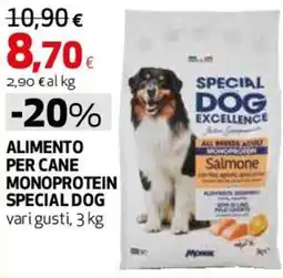 Ipercoop Alimento per cane monoprotein special dog offerta