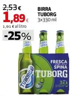 Ipercoop Birra Tuborg offerta