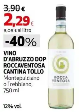 Extracoop Vino d'Abruzzo Dop Roccaventosa Cantina Tollo offerta