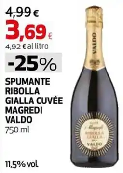 Extracoop Spumante Ribolla Gialla Cuvée Magredi Valdo offerta