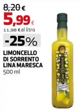 Ipercoop Limoncello di Sorrento Lina Maresca offerta