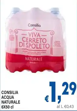 DEM Consilia acqua naturale offerta