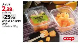 Ipercoop Melone a cubetti Coop offerta