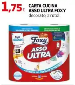 Extracoop Carta cucina Asso Ultra Foxy offerta