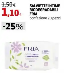 Extracoop Salviette intime biodegradabili Fria offerta