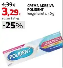 Ipercoop Crema adesiva Polident lunga tenuta offerta