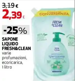 Ipercoop Sapone liquido Fresh&Clean offerta