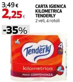 Extracoop Carta igienica Tenderly kilometrica offerta