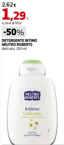 Extracoop Detergente intimo Neutro Roberts delicato offerta