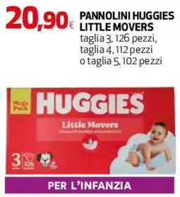 Ipercoop Pannolini Huggies Little Movers offerta