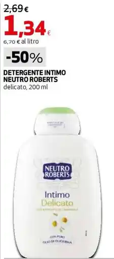 Ipercoop Detergente intimo Neutro Roberts delicato offerta