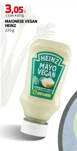 Ipercoop Maionese vegan Heinz offerta