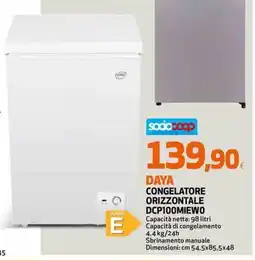Extracoop Daya congelatore orizzontale offerta