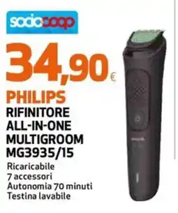 Extracoop Philips rifinitore all-in-one multigroom offerta