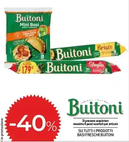 Ipercoop Buitoni Mini Basi offerta