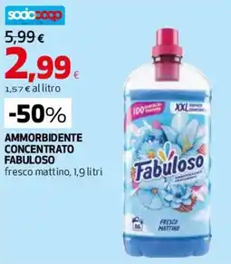 Ipercoop Ammorbidente concentrato Fabuloso fresco mattino offerta