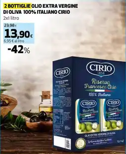 Extracoop Olio extra vergine di oliva Cirio Riserva Francesco Cirio offerta
