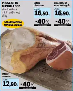 Ipercoop Prosciutto di Parma DOP offerta