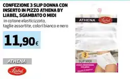Ipercoop Slip donna con inserto in pizzo Athena by Liabel offerta
