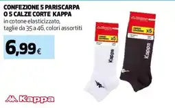 Ipercoop Calze corte Kappa offerta