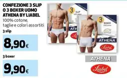 Ipercoop Slip uomo Athena by Liabel offerta