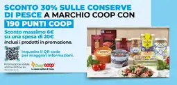 Ipercoop Conservi di pesce a marchio Coop offerta