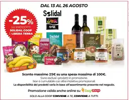 Ipercoop Banane Solidal offerta