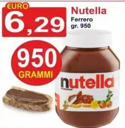 GuMì Supermercati Nutella Ferrero offerta