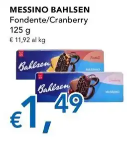 Migross Superstore Messino Bahlsen Fondente/Cranberry offerta