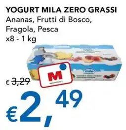 Migross Superstore Yogurt Mila zero grassi offerta