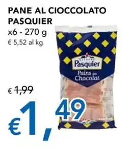 Migross Superstore Pane al cioccolato Pasquier offerta