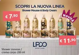 Smoll Shower mousse / crema corpo LPDO BODY CARE offerta
