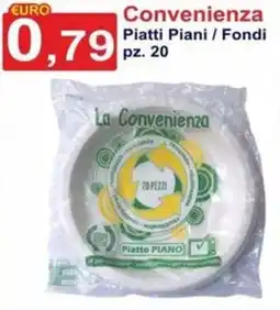 GuMì Supermercati La Convenienza Piatti Piani offerta