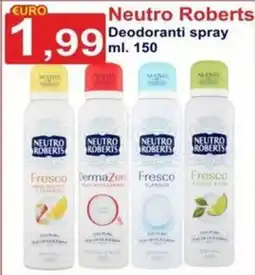 GuMì Supermercati Neutro Roberts Deodoranti spray offerta