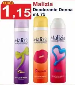 GuMì Supermercati Malizia Deodorante Donna offerta