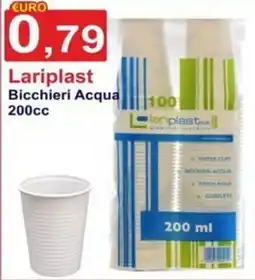 GuMì Supermercati Lariplast Bicchieri Acqua offerta