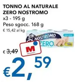 Migross Superstore Tonno al naturale Nostromo zero offerta