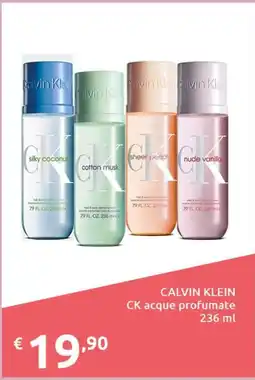 Smoll Calvin Klein CK acque profumate offerta