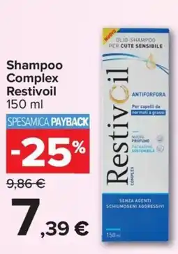 Carrefour Iper Shampoo Complex RestivOil offerta