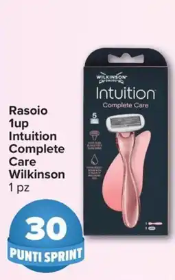 Carrefour Iper Rasoio 1up Intuition Complete Care Wilkinson offerta