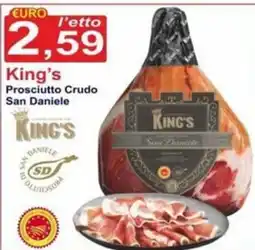 GuMì Supermercati King's Prosciutto Crudo San Daniele offerta