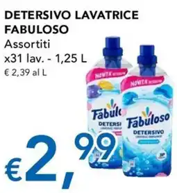 Migross Superstore Detersivo lavatrice Fabuloso offerta