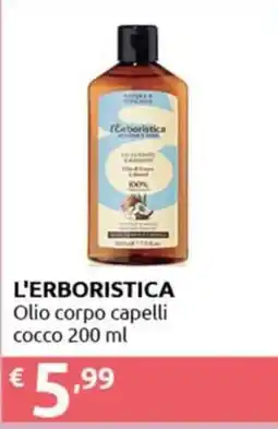 Smoll L'Erboristica Olio corpo capelli cocco offerta