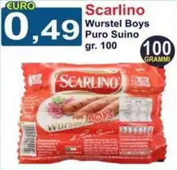 GuMì Supermercati Scarlinos Wurstel Boys offerta
