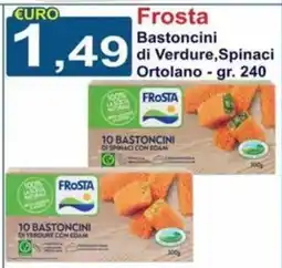 GuMì Supermercati Frosta Bastoncini di Verdure, Spinaci Ortolano offerta