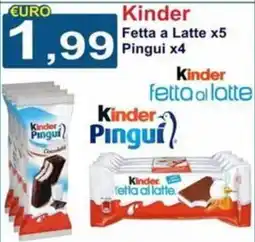 GuMì Supermercati Kinder Fetta a Latte offerta