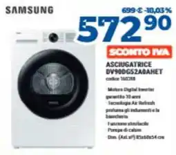 Elettrosintesi Samsung Asciugatrice offerta