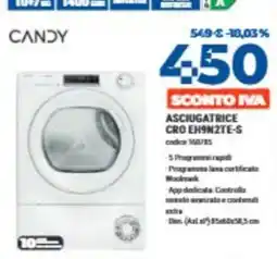 Elettrosintesi Candy asciugatrice offerta